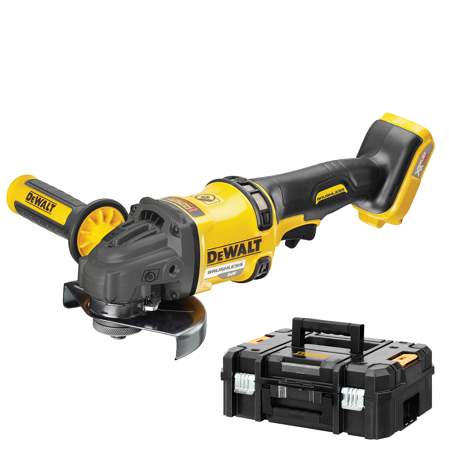 DCG418NT Aku úhlová bruska 125mm 54V bez aku DeWALT