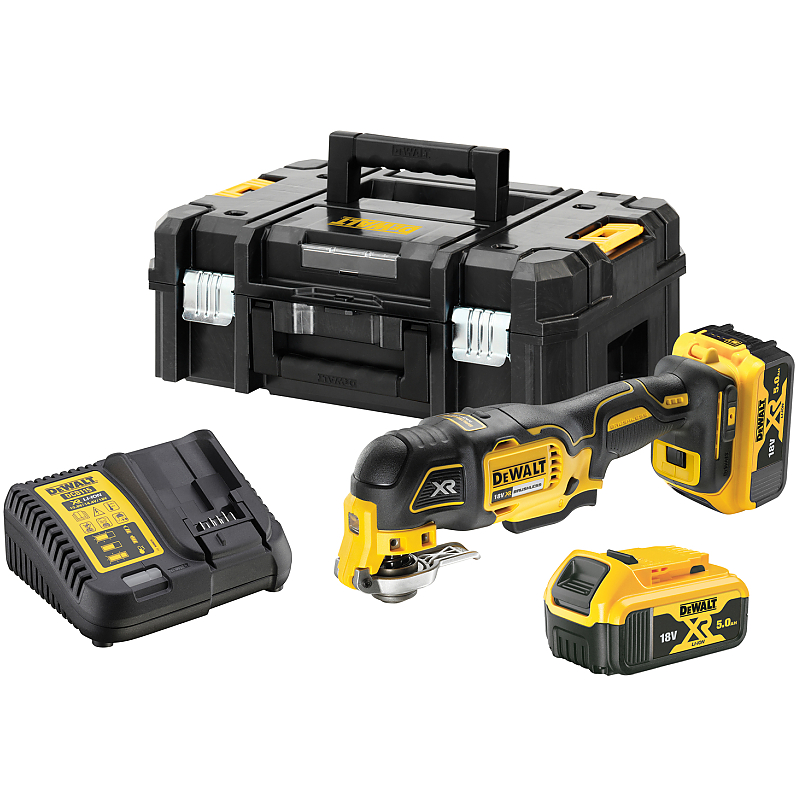 DCS356P2 Aku oscilační multibruska 18V 2x5,0Ah DeWALT