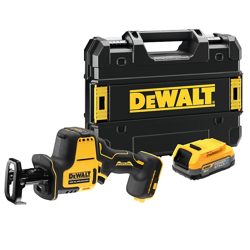 DCS369E1T Aku mečová pila 18V 1x1,7Ah DeWALT POWERSTACK