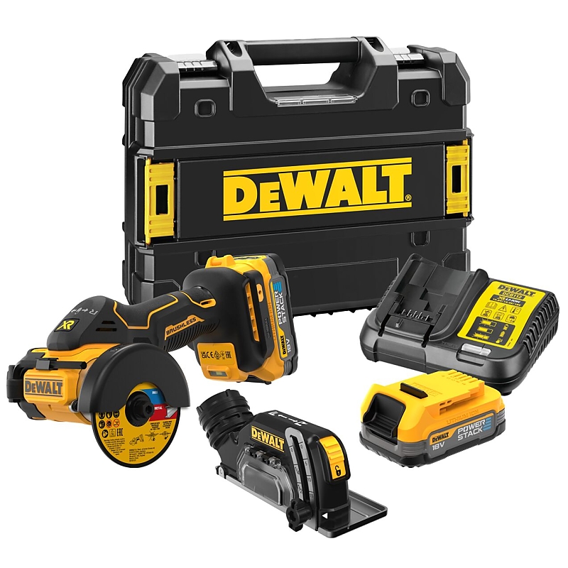 DCS438E2T Aku univerzální řezačka 18V 2x1,7Ah DeWALT POWERSTACK