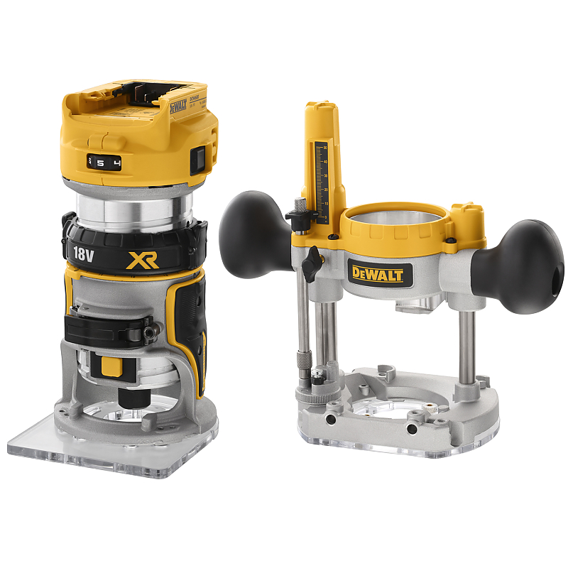 DCW604N Aku kombinovaná frézka 18V bez aku DeWALT