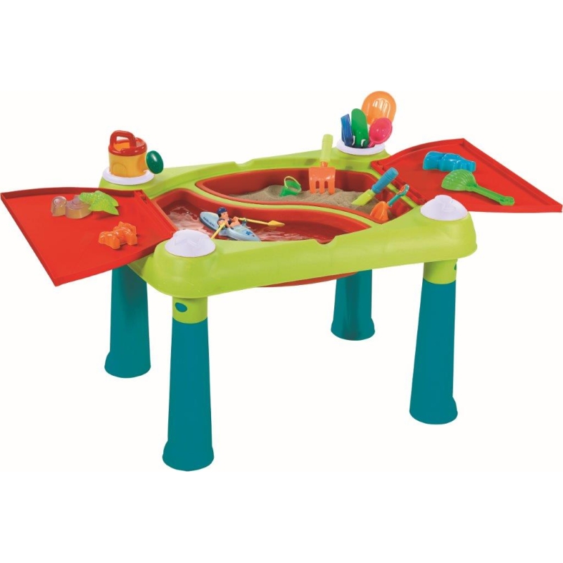 610211 Dětský stolek Keter Creative Fun Table tyrkysový / červený