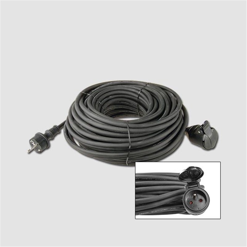 KL29220 Prodlužovací kabel guma 1 zás.230V/20m EMOS
