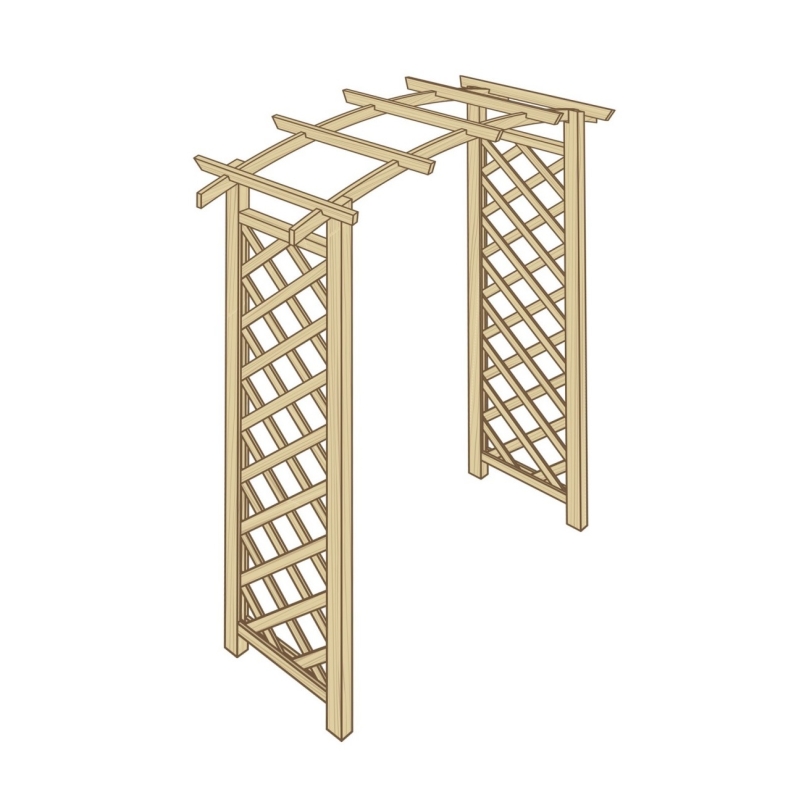 LG2406 Pergola na růže LANITPLAST S7011