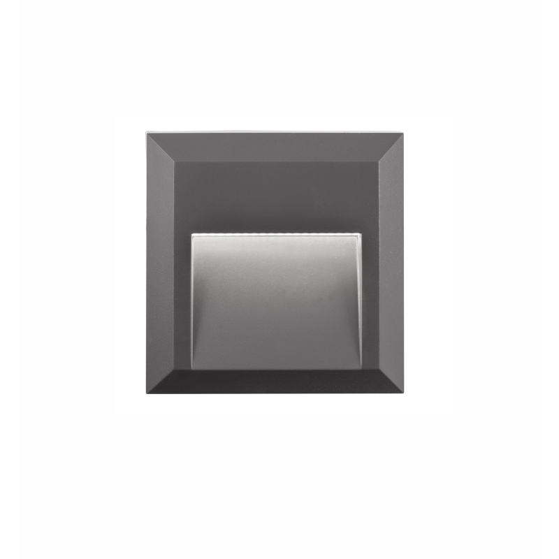 611049 Svítidlo Nova Luce PULSAR STEP GREY 4 schodišťové, IP 54, 2 W