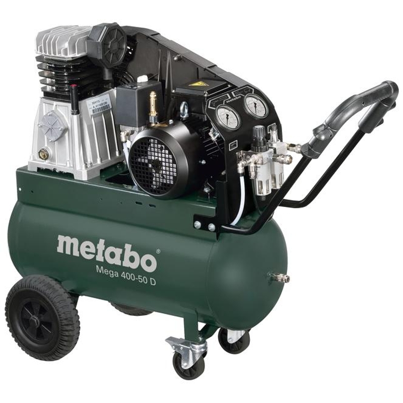 601536000 Olejový kompresor Metabo Mega 400-50 W + DÁREK ZDARMA!