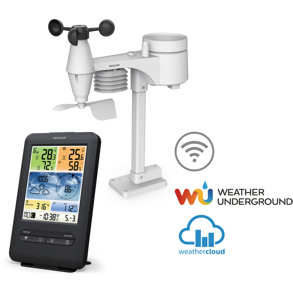 35054085 Profesionální meteostanice SENCOR SWS 9898 WiFi