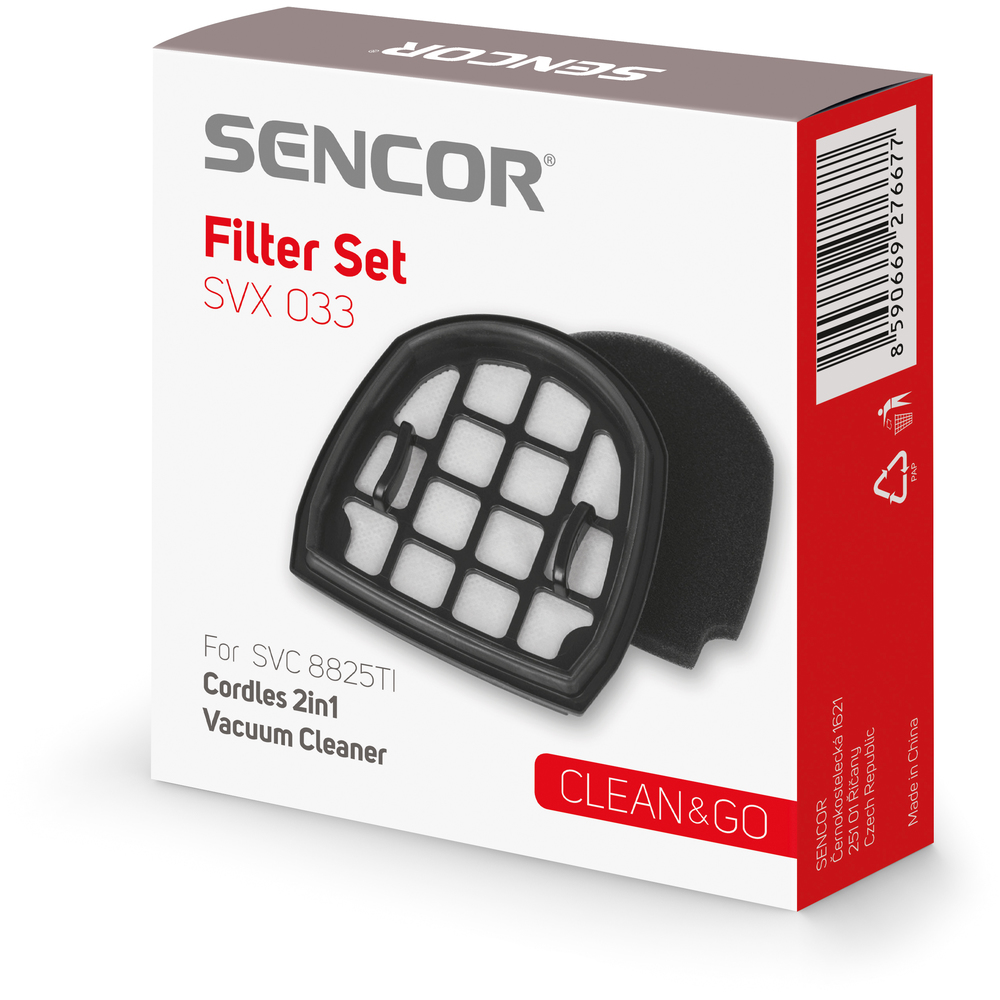 41009860 Sada filtrů k SVC 8825TI SENCOR SVX 033