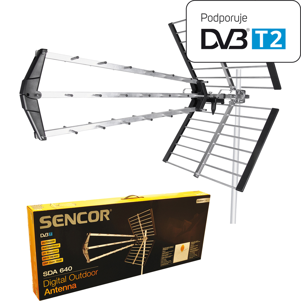 35036614 Venkovní anténa SENCOR SDA-640 4G DVB-T2