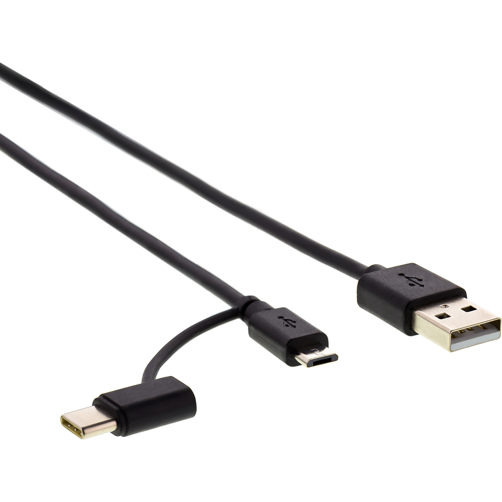 45013053 Micro-USB kabel BK USB A/M-Micro B/C SENCOR SCO 522-015
