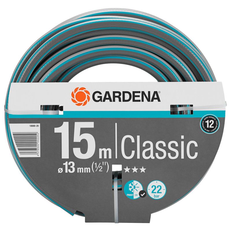 18000-20 Hadice Gardena Classic 13 mm (1/2"), 15 m bez armatur