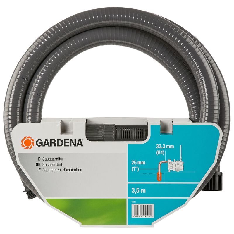 1411-20 Sací souprava se zpětnou klapkou Gardena 3,5 m Nůžky na větve Gardena EnergyCut 750 B