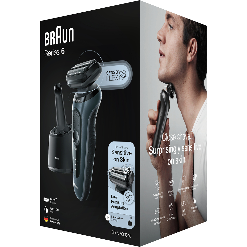 41012845 Holicí strojek BRAUN SERIES 6 7650CC BLACK