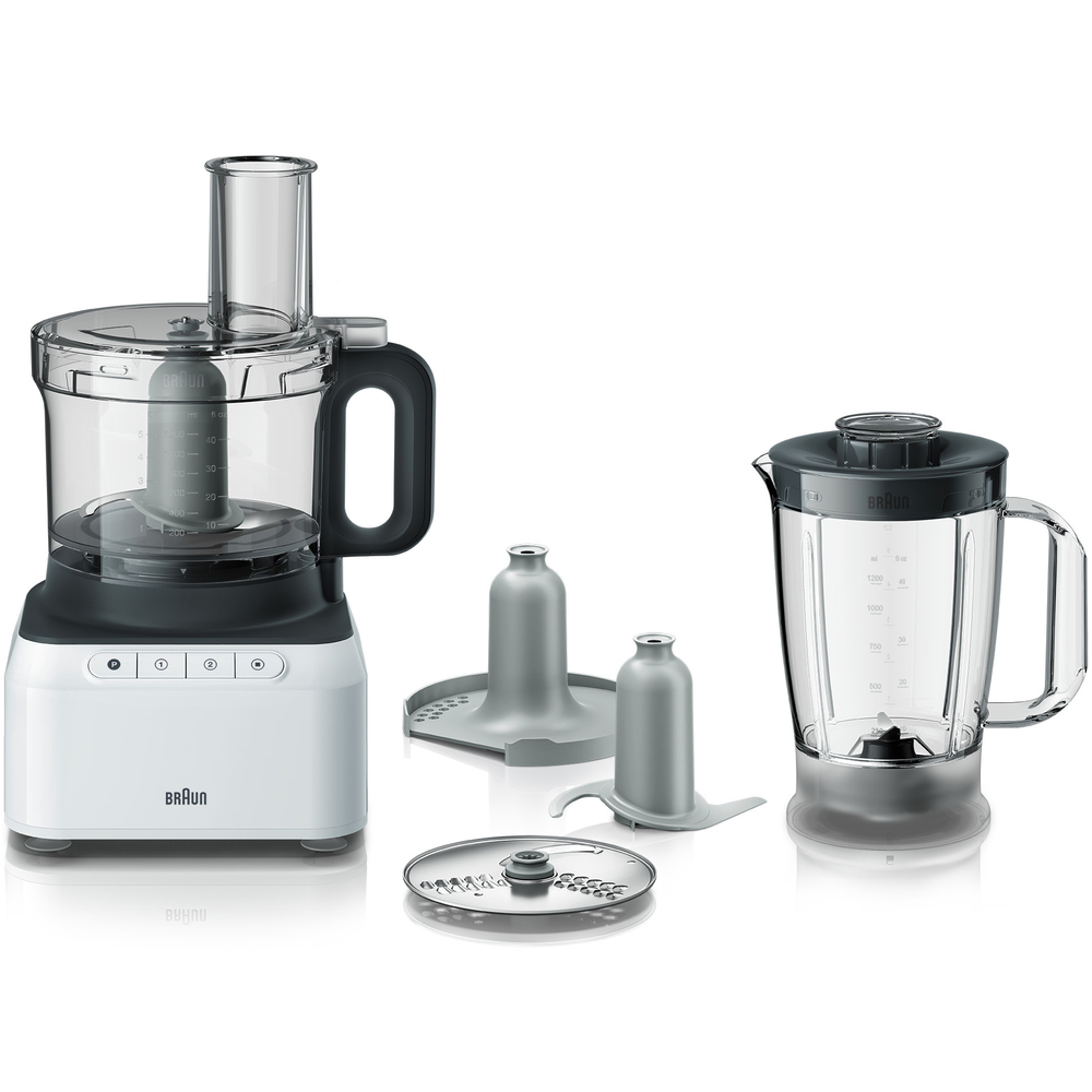 41012044 Kuchyňský robot Foodprocessor BRAUN FP3131WH