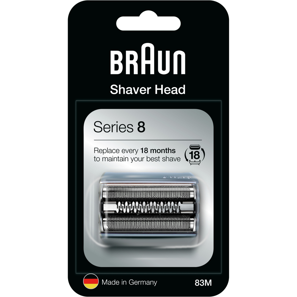 41010652 Holicí fólie a břitový blok BRAUN COMBIPACK 83M SILVER