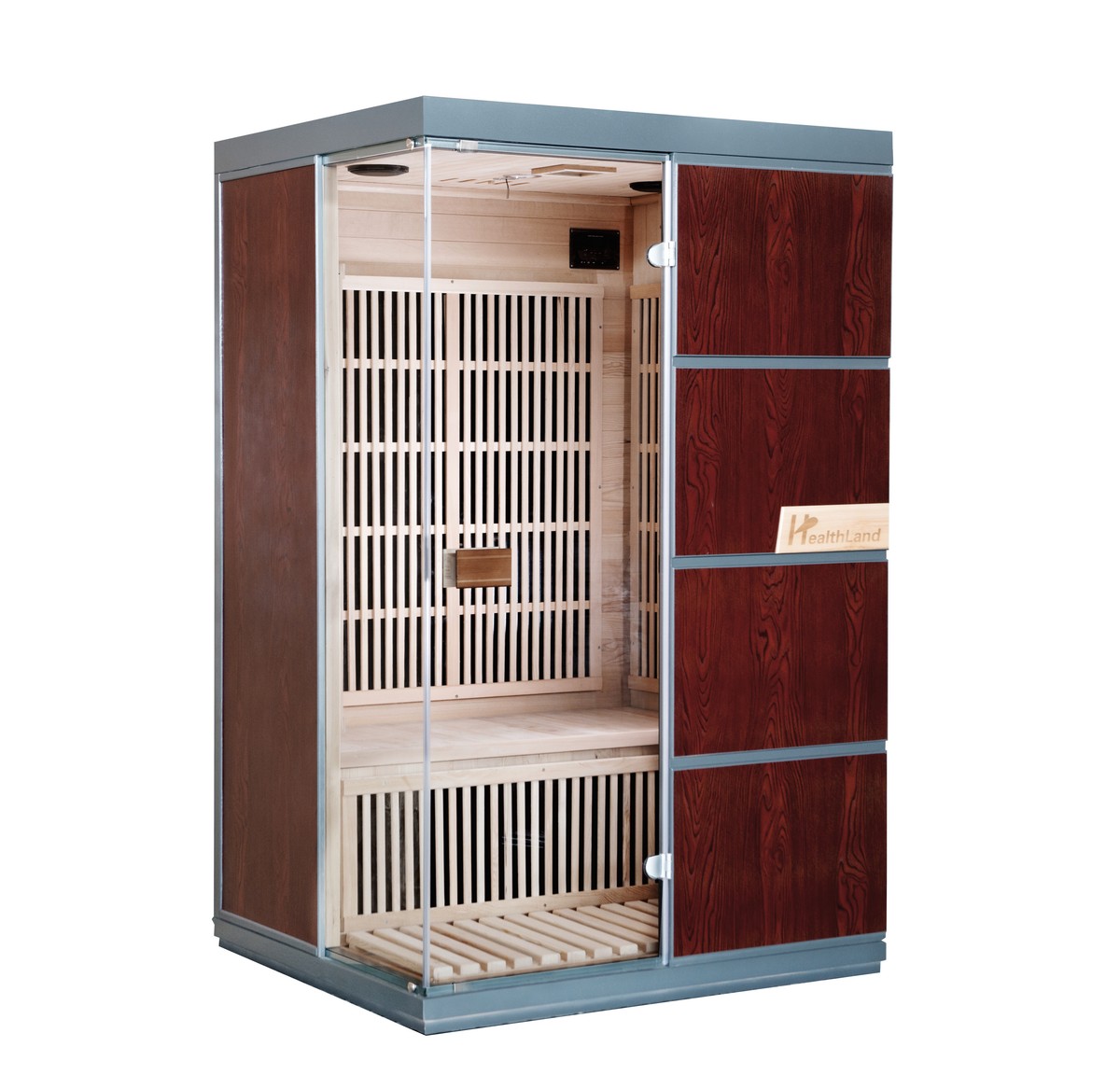 6420SLPL19B Infrasauna HealthLand DeLUXE 2223 Carbon BT + DOPRAVA ZDARMA!