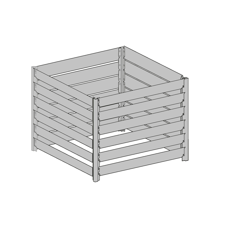 LG2646 Kompostér LANITPLAST KURT K700