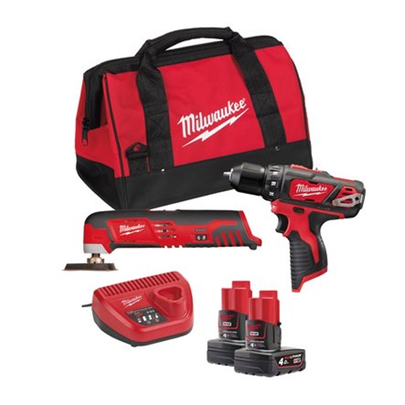 4933441250 Aku set nářadí M12™ FUEL 12V 2x4,0Ah Milwaukee M12BPP2D-402B