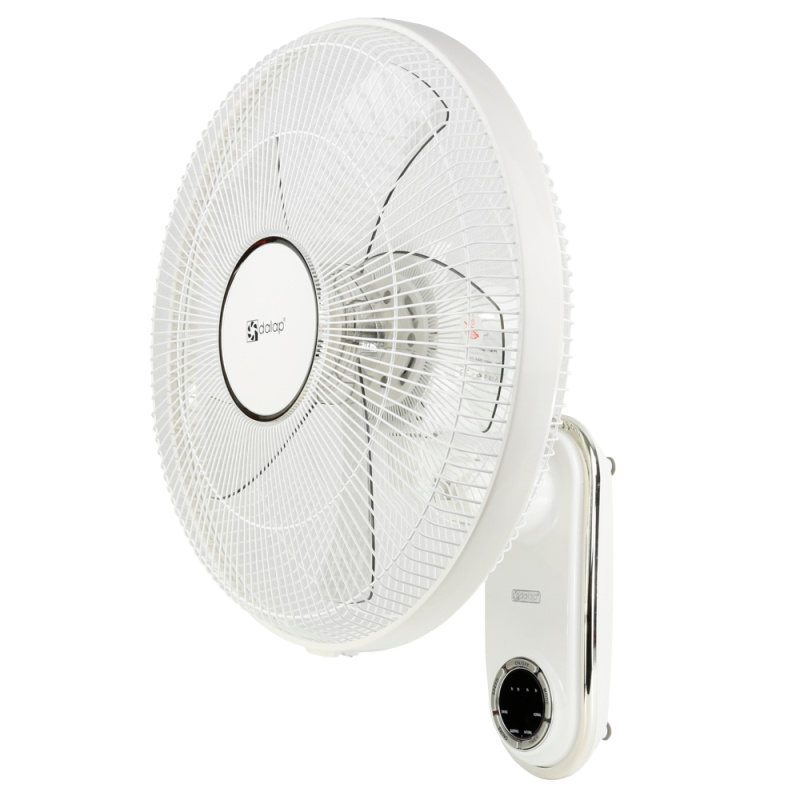 9664 Nástěnný ventilátor bílý s dálkovým ovládáním Dalap FW40