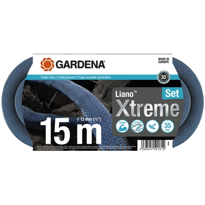 18465-20 Textilní hadice Liano Xtreme 15 m - sada Gardena