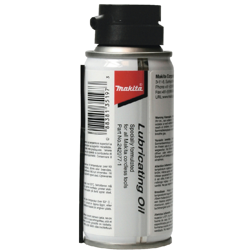 242077-1 Olej spray Makita pro řetězové pily