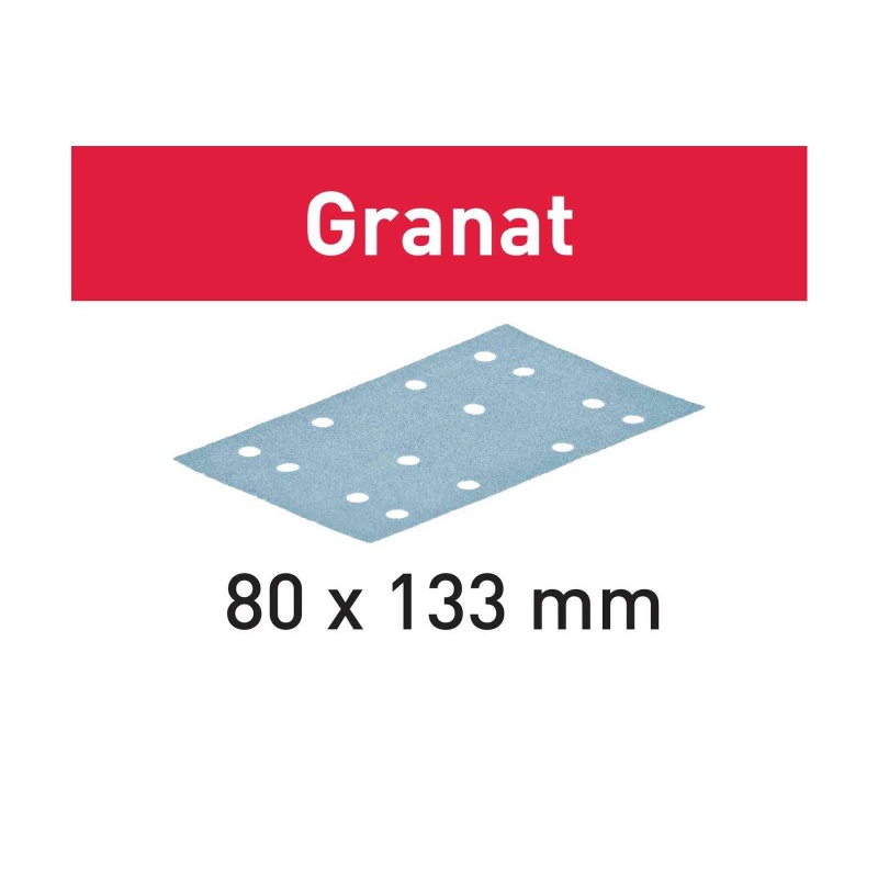 497120 Brusný papír Granat STF 80x133 P120 GR/100 FESTOOL