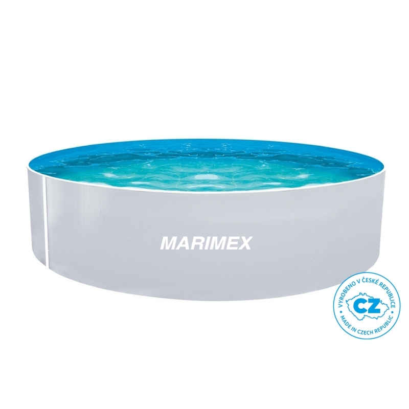 10300018 Bazén Orlando 3,66x0,91 m bez příslušenství - motiv bílý Marimex