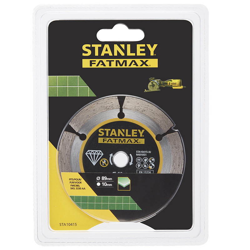 STA10415 Diamantový segmentový rozbrušovací kotouč 89 x 10 mm Stanley