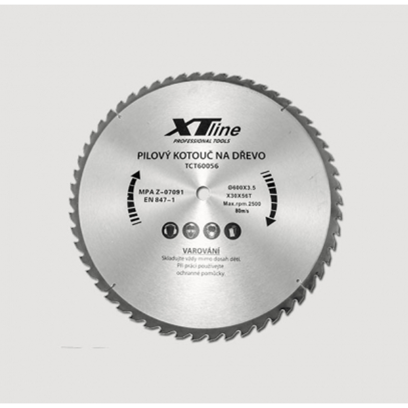 TCT50040 Kotouč pilový profi 500x30/40 zubů XTline