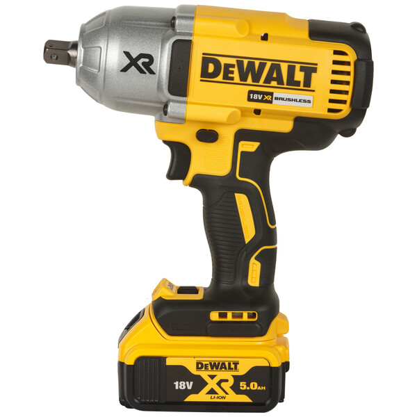 DCF899P2 Aku bezuhlíkový rázový utahovák s 3 převodovými stupni 18V XR Li-Ion 2x5,0 Ah DeWALT