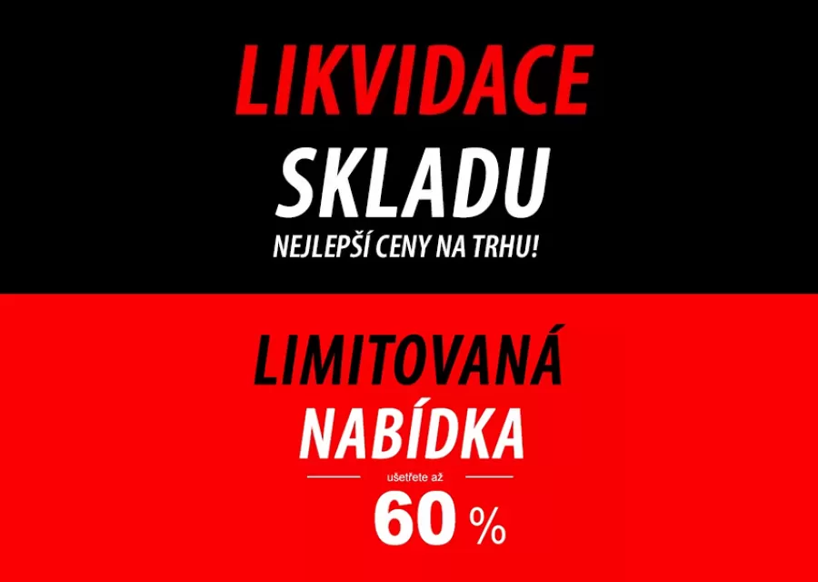 Novoroční likvidace skladu na Peddy.cz: ušetřete až 60 %