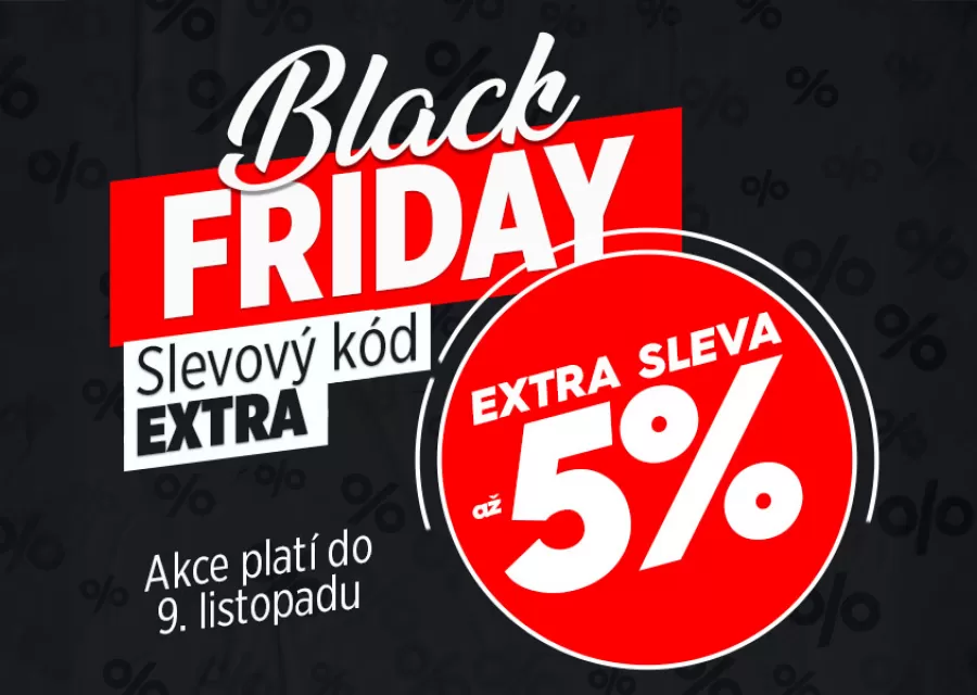 Black Friday na Peddy.cz – EXTRA SLEVA až 5 % na všechny značky!
