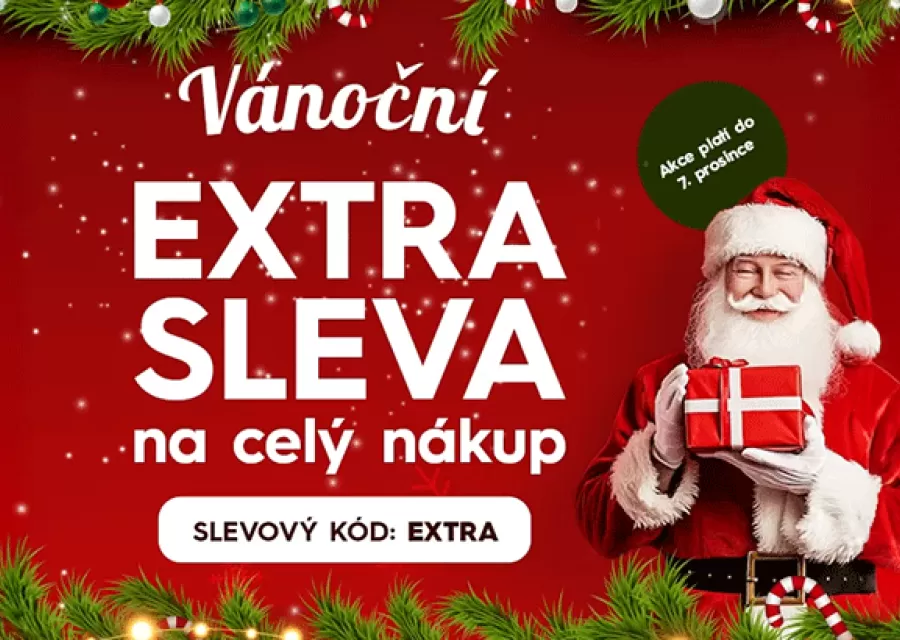 Vánoční EXTRA sleva na celý nákup: Top dárky, které opravdu potěší