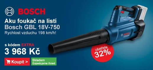 Aku foukač 18V bez aku Bosch GBL 18V-750