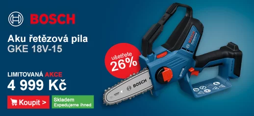 Aku řetězová pila GKE 18V-15 Bosch 06008D7000