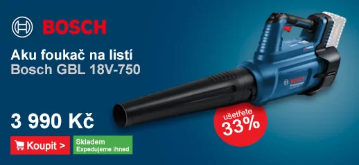 Aku foukač 18V bez aku Bosch GBL 18V-750