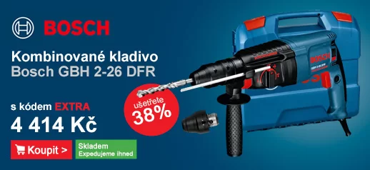 Kombinované kladivo Bosch GBH 2-26 DFR 0.611.254.768