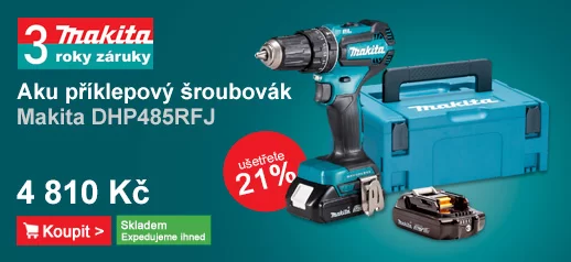 Aku bezuhlíkový příklepový šroubovák Li-ion 18V 2x3,0 Ah systain