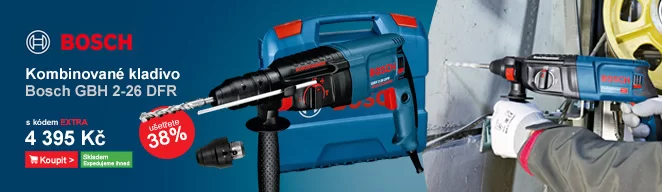 Kombinované kladivo Bosch GBH 2-26 DFR 0.611.254.768