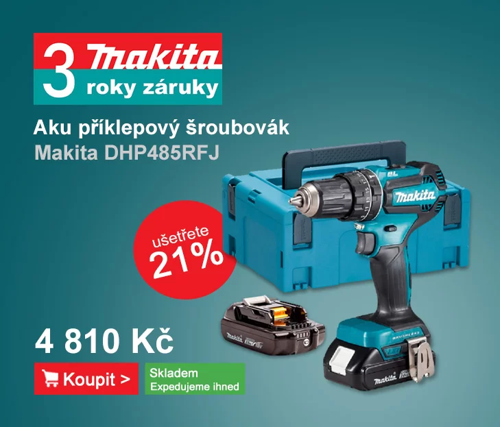 Aku bezuhlíkový příklepový šroubovák Li-ion 18V 2x3,0 Ah systain