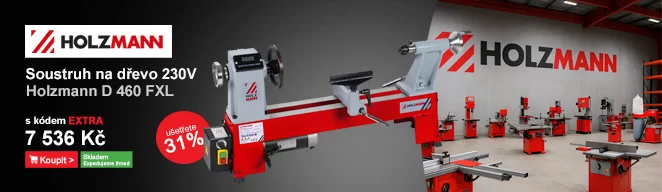 Soustruh na dřevo 230V Holzmann D 460 FXL