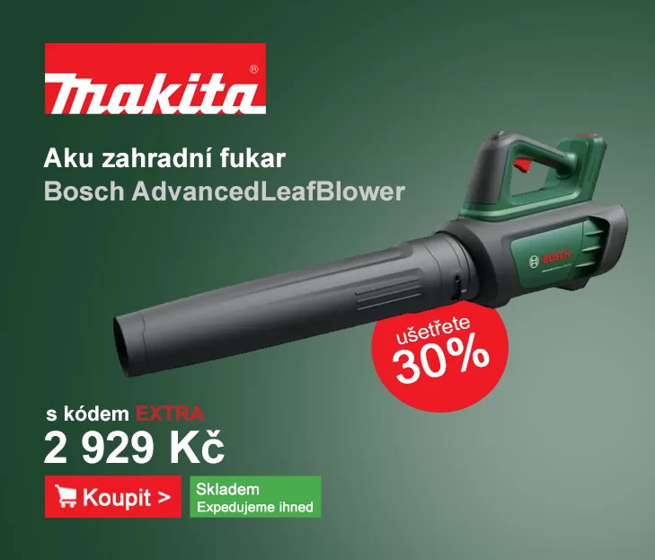 Aku zahradní fukar bez aku Bosch AdvancedLeafBlower 36V-750