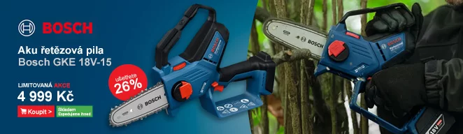 Aku řetězová pila GKE 18V-15 Bosch 06008D7000