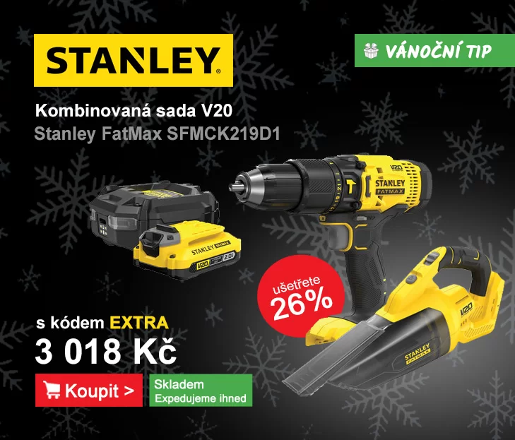 Kombinovaná sada V20 18V 1x2,0Ah Stanley FatMax SFMCK219D1