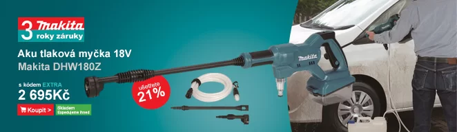 Aku tlaková myčka Li-ion LXT 18V bez aku Makita DHW180Z