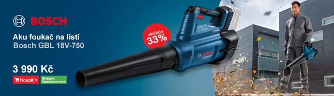 Aku foukač 18V bez aku Bosch GBL 18V-750