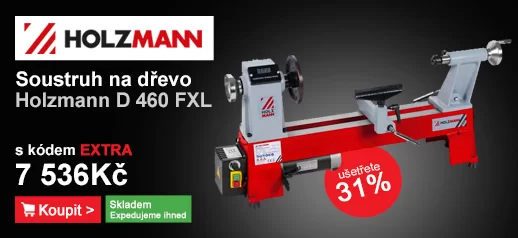 Soustruh na dřevo 230V Holzmann D 460 FXL