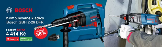 Kombinované kladivo Bosch GBH 2-26 DFR 0.611.254.768