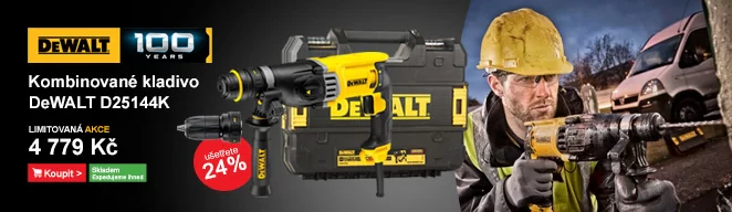 Kombinované kladivo SDS-Plus 28 mm DeWALT D25144K