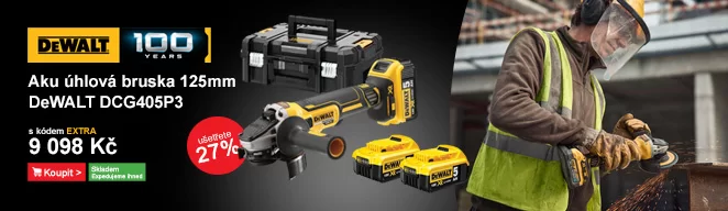 Aku úhlová bruska 3x5,0Ah 18V DeWALT DCG405P3